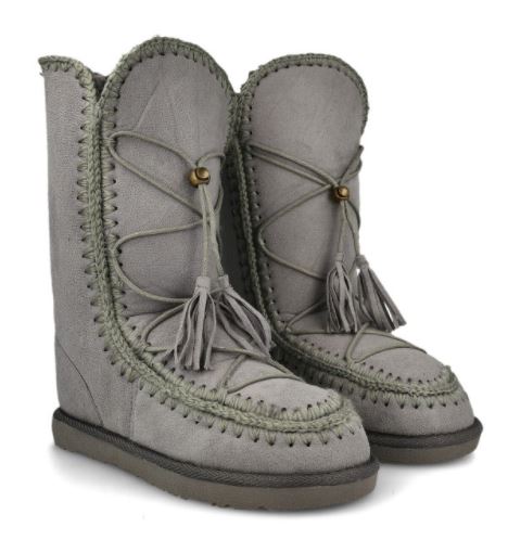 Botines mujer australiana gris