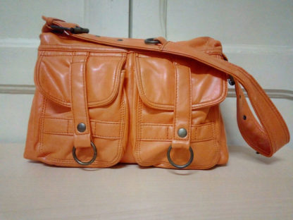 bolso naranja mujer