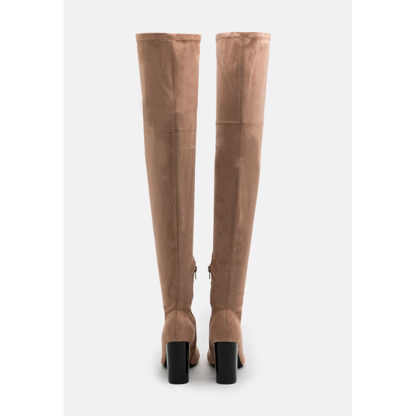 botas mosqueteras con cremallera en tobillos