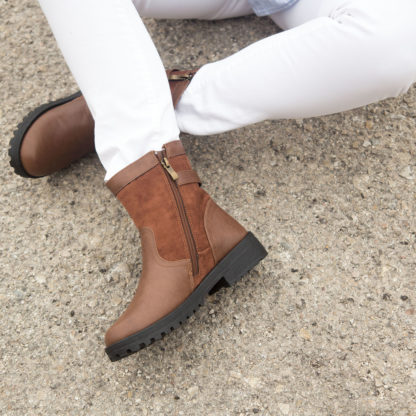 botine caña media mujer