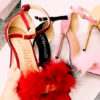 bellas zapatos tacon aguja mujer