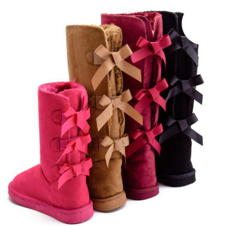 botas planas para mujer