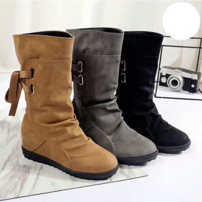 botas planas mujer en colores