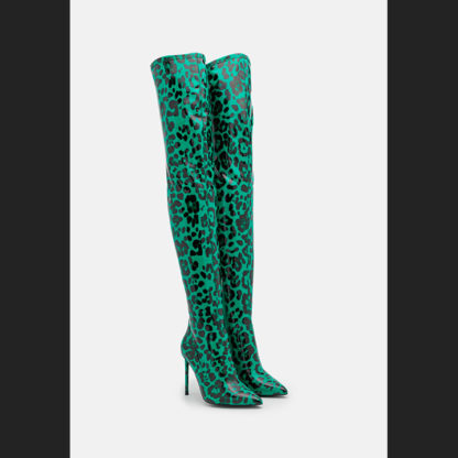 botas mosqueteras color verde