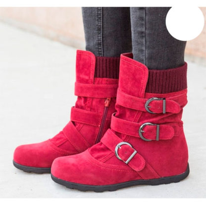 botas para mujer color rojo