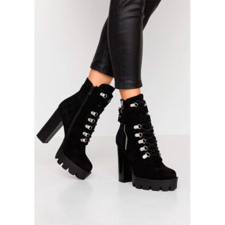 botines negros para mujer