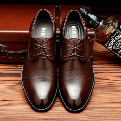 zapatos vestir hombre marron fuerte