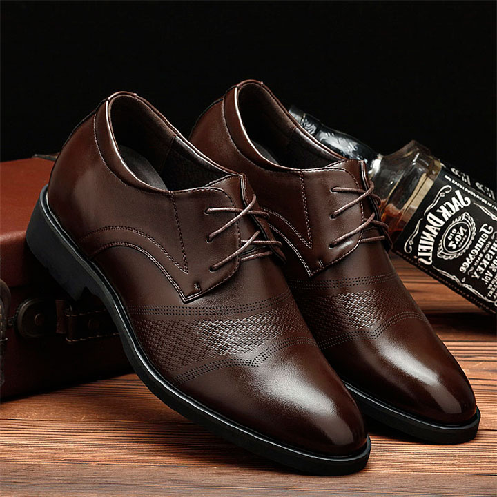 Zapatos de vestir marrón fuerte hombre - Botines