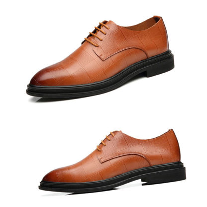 zapatos de vestir hombre color marron