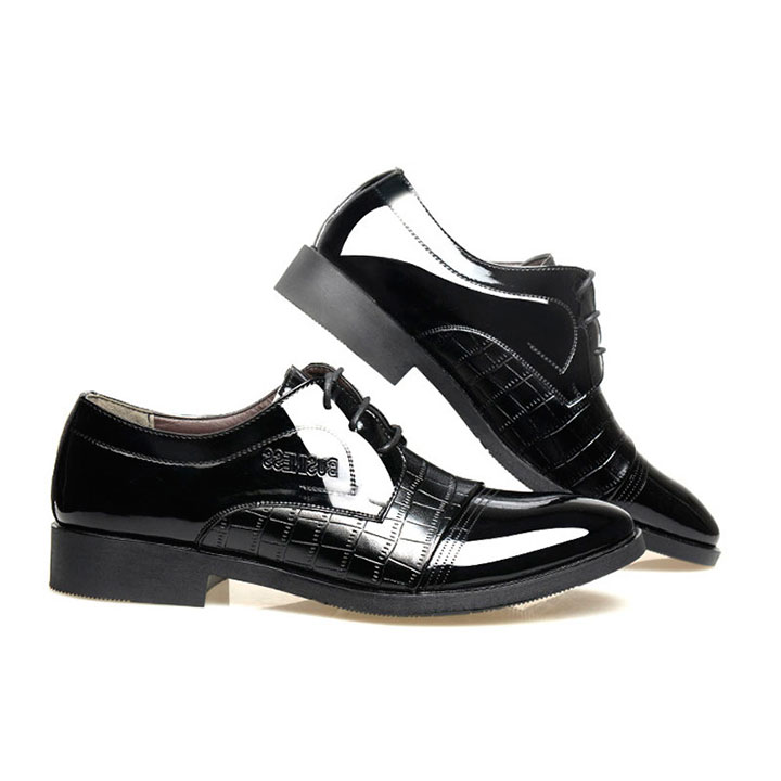 Botines charol top hombre