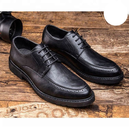 zapatos de vestir para hombre tacon bloque