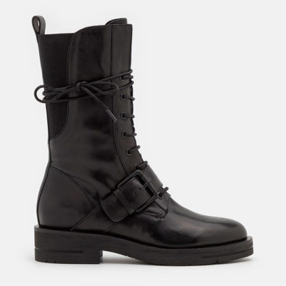 botas militares para mujer tacon bloque