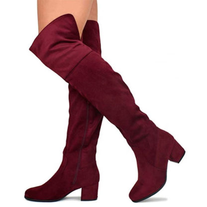 botas mosqueteras para mujer con tacon bloque