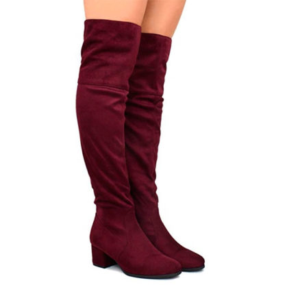 botas mosqueteras para mujer punta redonda