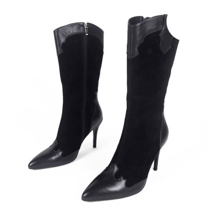 botas negras para mujer