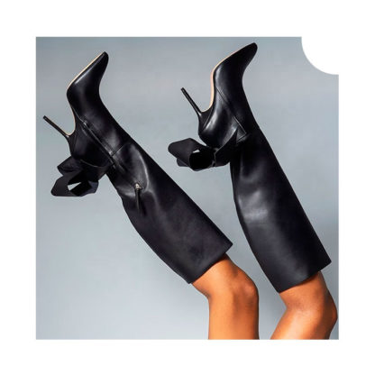 botas altas para mujer en color negro