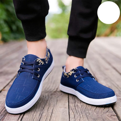 deportivas sneakers para hombre color azul fuerte